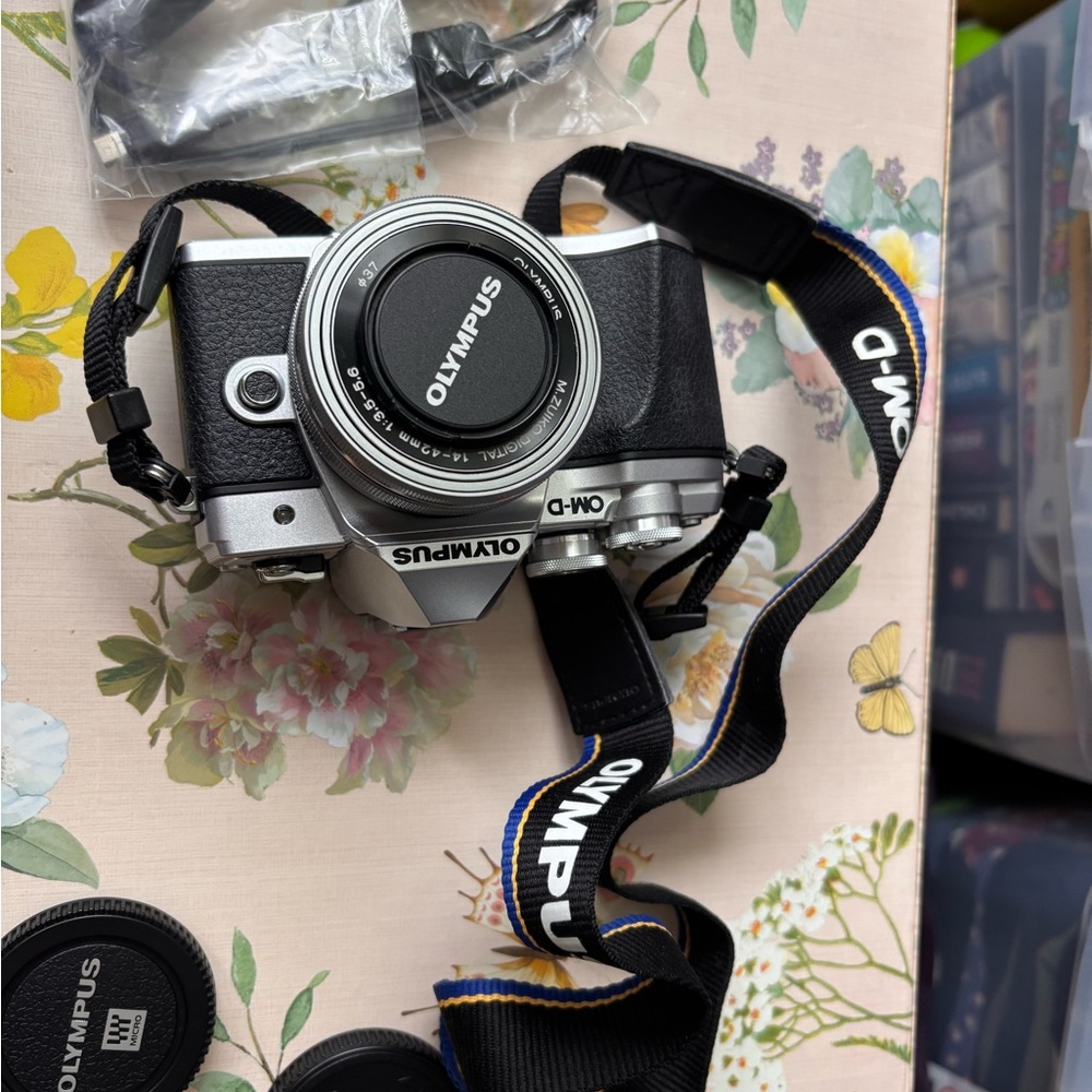 Olympus OM-M10 III Silver and Black Camera